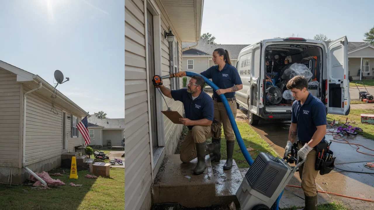 Ceiling Water Damage Restoration in Dunn, NC near me